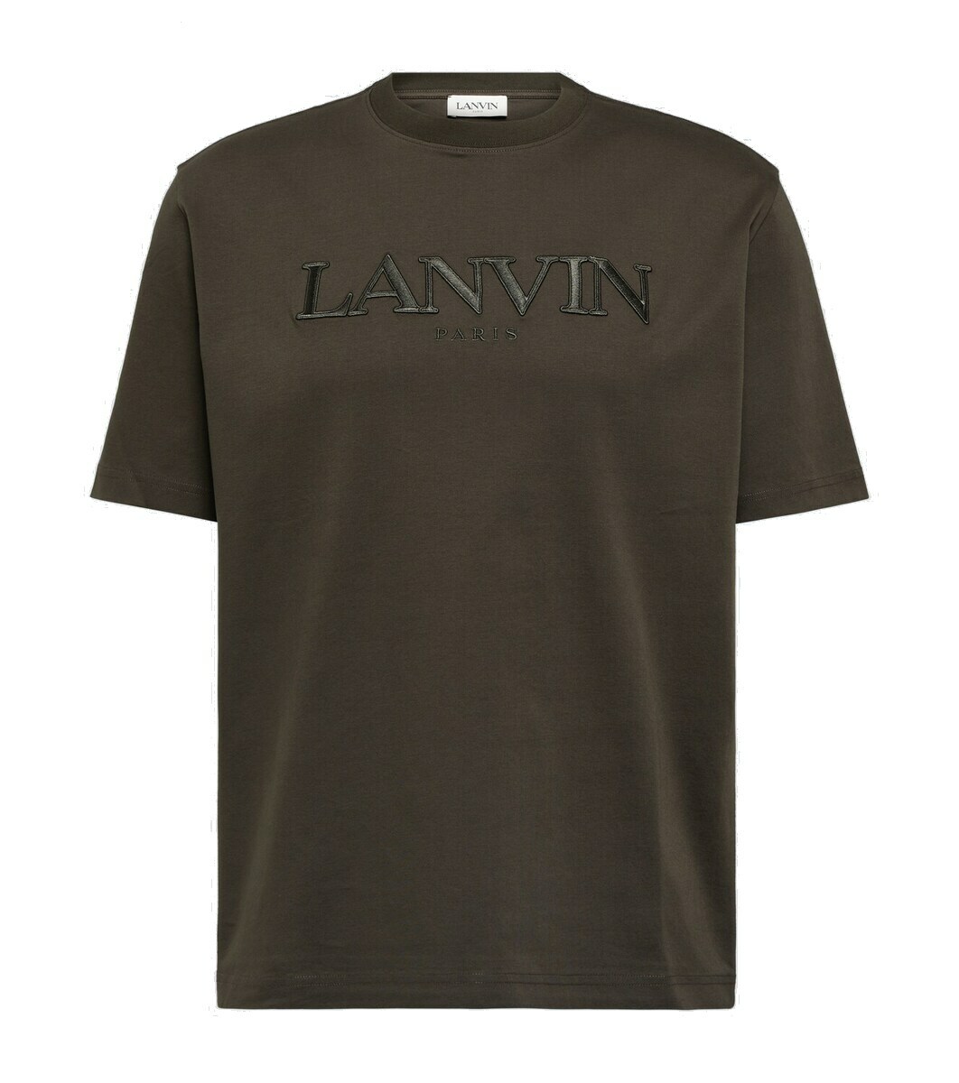 Lanvin Logo cotton jersey T-shirt Lanvin