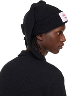 Charles Jeffrey LOVERBOY Black Chunky Rabbit Beanie