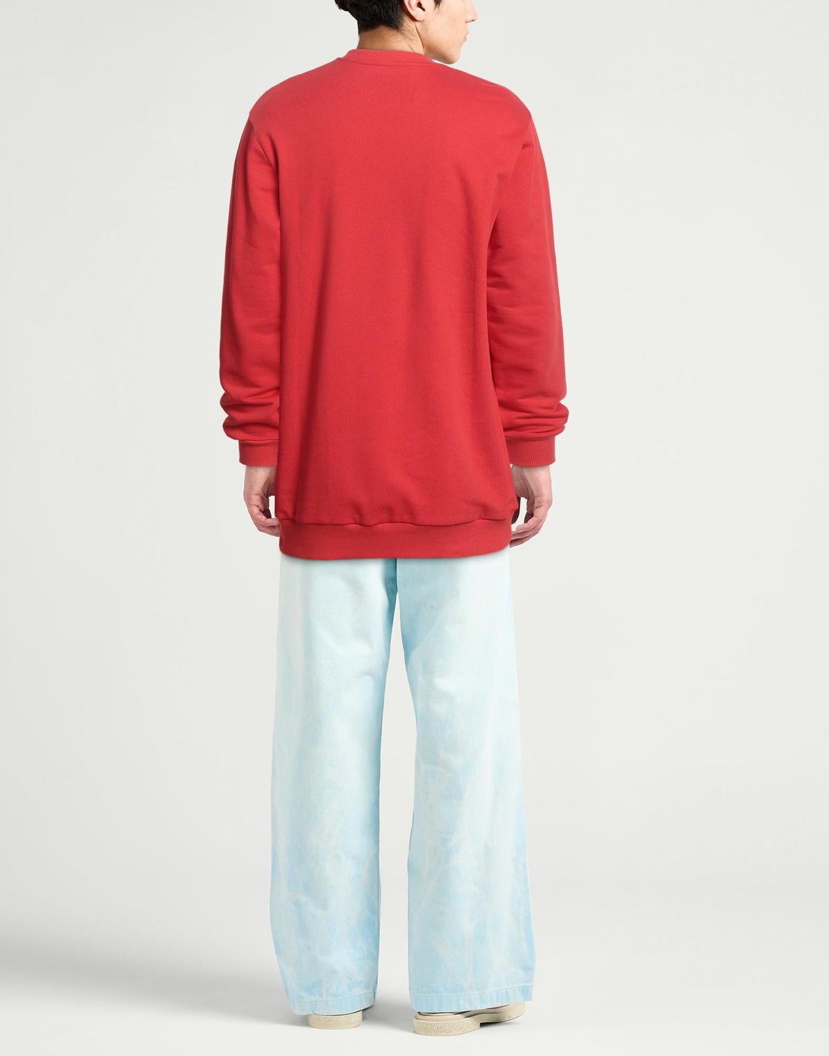 Buscemi Mens Sweatshirt in Tomato red