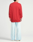 Buscemi Mens Sweatshirt in Tomato red
