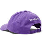 Palm Angels - Logo-Embroidered Cotton-Twill Baseball Cap - Purple