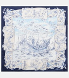 Ferragamo Printed silk scarf