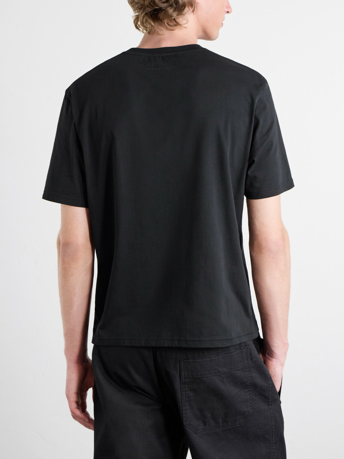 Studio Nicholson - Bric Cotton-Jersey T-Shirt - Black