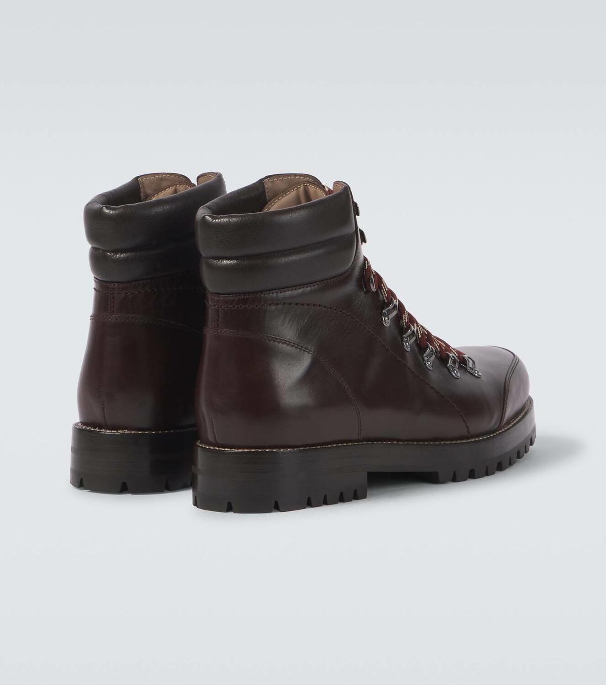 Manolo Blahnik Leather hiking boots