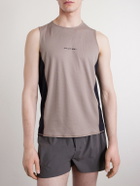 Portal - Range Light Polartec Polartec® Running Tank Top - Brown
