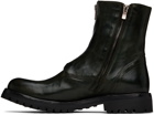 Officine Creative Green Ikonic 003 Boots