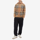 Burberry Men's Ferryton Check Hoody in Archive Beige