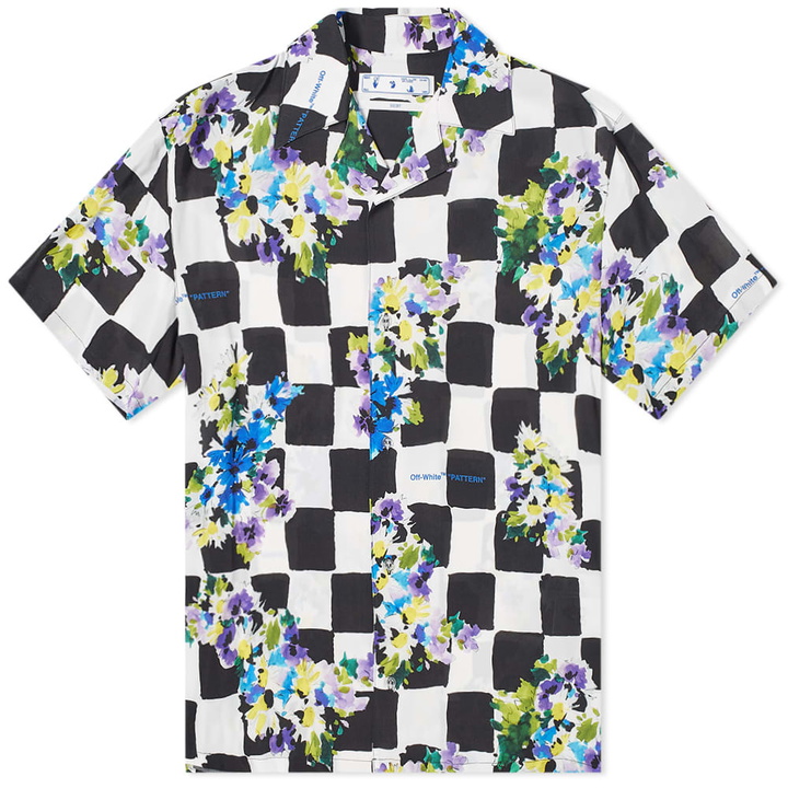 Photo: Off-White Chek Flowers Holiday Shirt