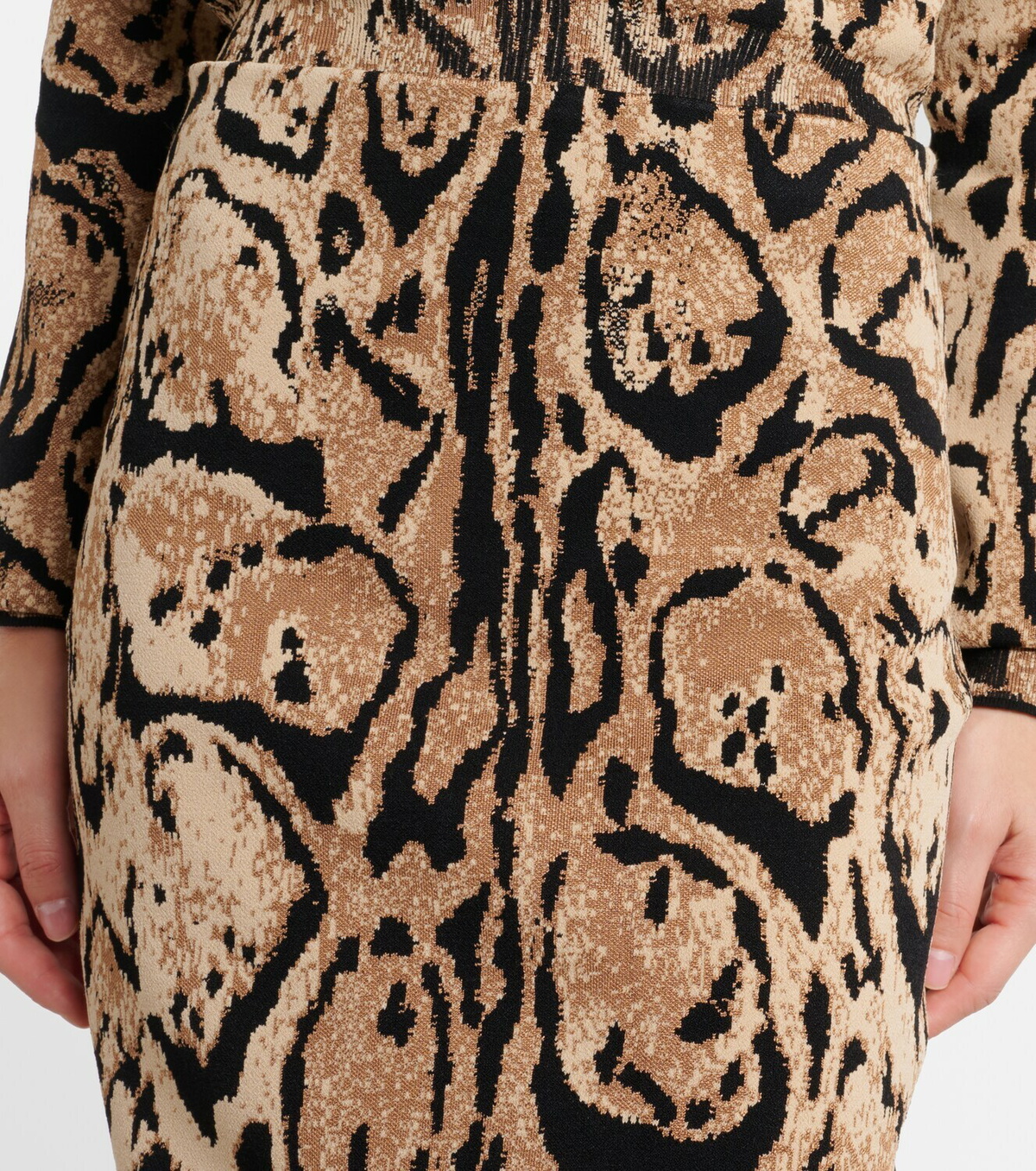 Stella McCartney Jacquard pencil skirt