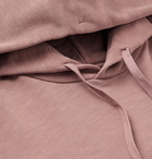 RAG & BONE - Damon Loopback Cotton-Jersey Hoodie - Pink