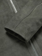 Mr P. - Suede Coach Jacket - Gray