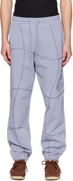 Dime Blue Warp Lounge Pants