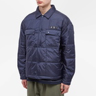 Neighborhood Men's Puff Insulated Shirt Jacket in Navy