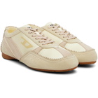 Diesel Beige D-Mile-Flat Sneakers