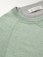 Brunello Cucinelli - Virgin Wool, Cashmere and Silk-Blend Sweatshirt - Green
