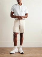 Bogner - Duncan Logo-Appliqued Striped Cotton-Jersey Golf Polo Shirt - White