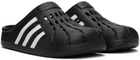 adidas Originals Black Adilette Clogs