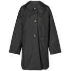 GANNI Women's Ripstop Quilt Reversible Coat in Black