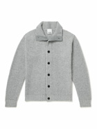 Allude - Ribbed Cashmere Cardigan - Gray