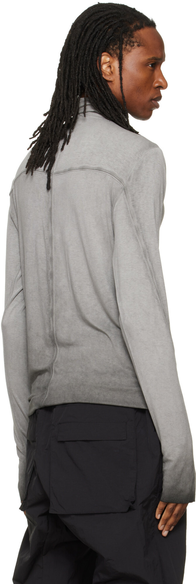 thom/krom Gray TS 1003 Turtleneck