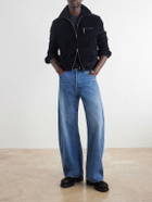 SECOND / LAYER - Loco Dice Cotton-Corduroy Blouson Jacket - Black