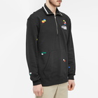 Missoni Men's Sport Half Zip Sweat in Jet Black/Heritage