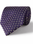 Charvet - Mini Geo 8.5cm Silk-Jacquard Tie