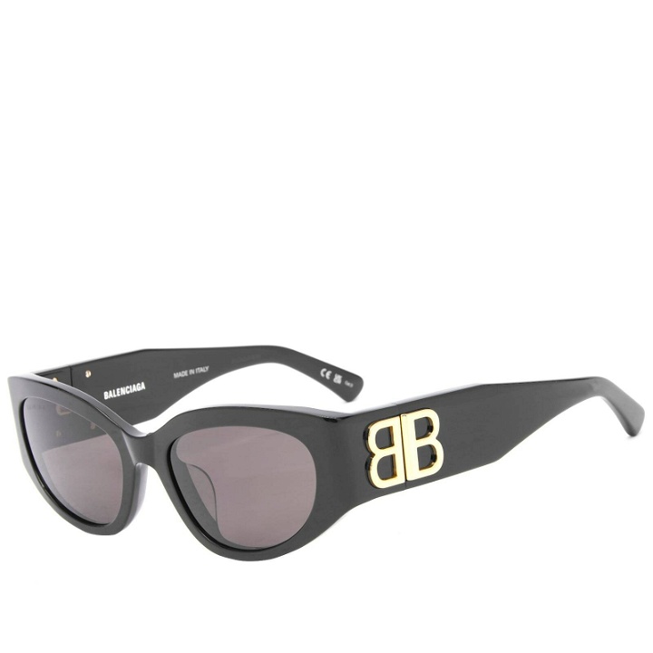 Photo: Balenciaga Women's BB0324SK Sunglasses in Black/Grey