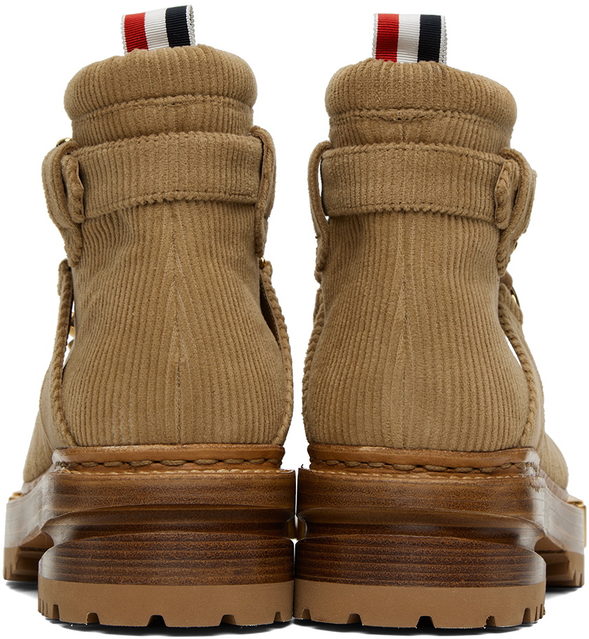Thom Browne Tan Hiking Boots