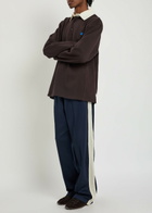 Wales Bonner Motion Panelled Jersey Track Pants Navy