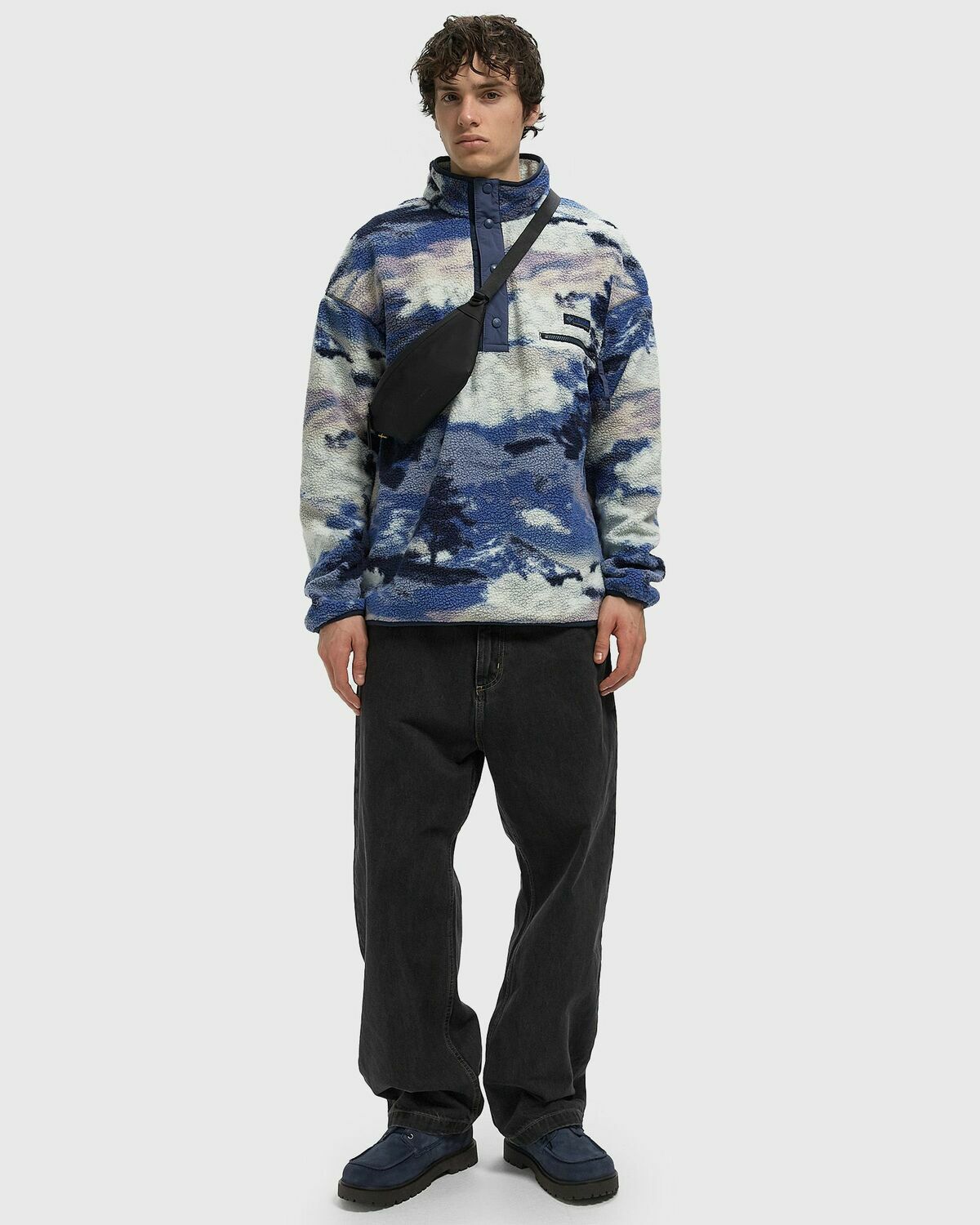 Helvetia II Printed Half Fleece
