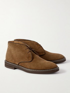 Mr P. - Lucien Regenerated Suede by evolo® Desert Boots - Brown