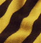 Connolly - Goodwood Striped Mélange Shetland Wool and Cashmere-Blend Sweater - Yellow