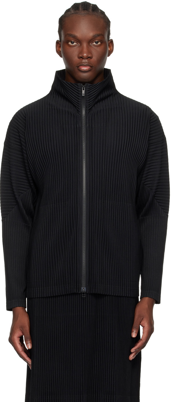 HOMME PLISSÉ ISSEY MIYAKE Black Basics Jacket Homme Plisse