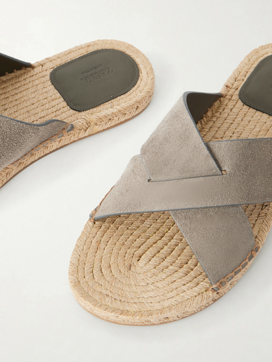 Zegna - Panarea Suede Sandals - Brown