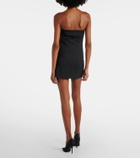 Entire Studios Chute strapless satin minidress