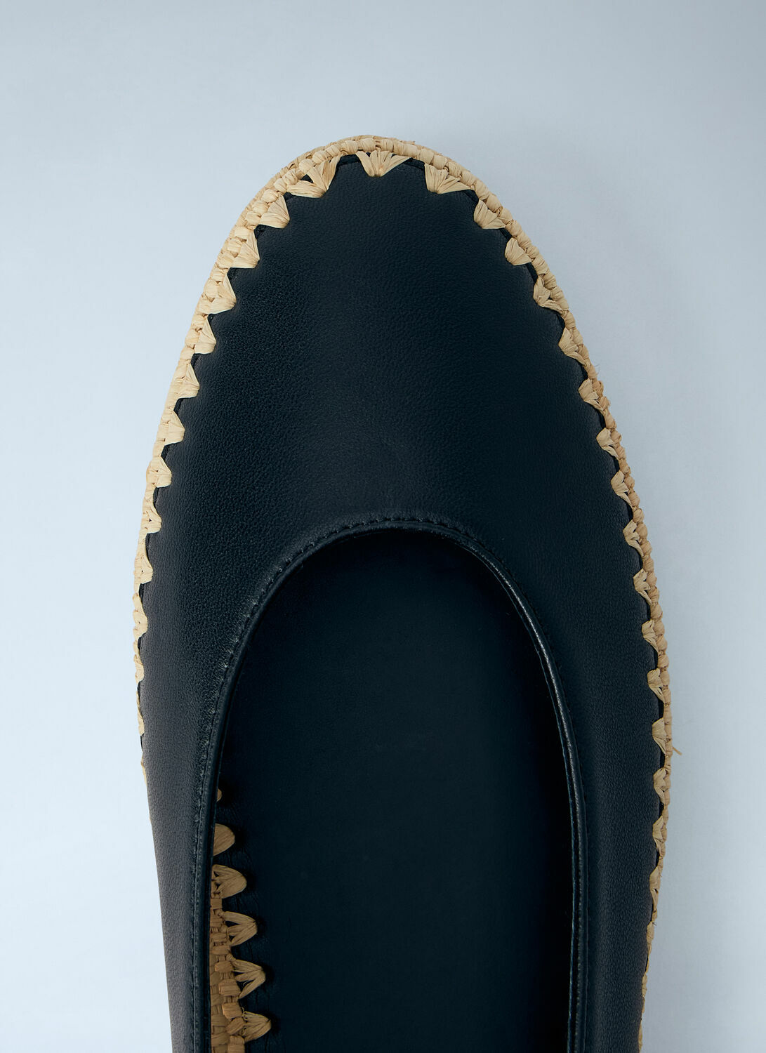 Max Mara Leather Espadrille Flats