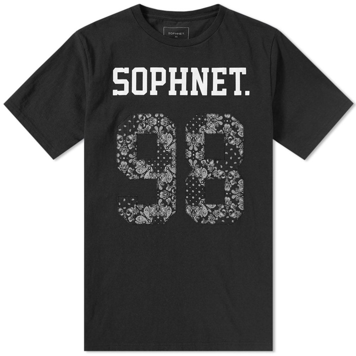 Photo: SOPHNET. Bandana Numbering Tee Black