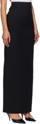 Ann Demeulemeester Black Nathalie X-Long Pencil Maxi Skirt