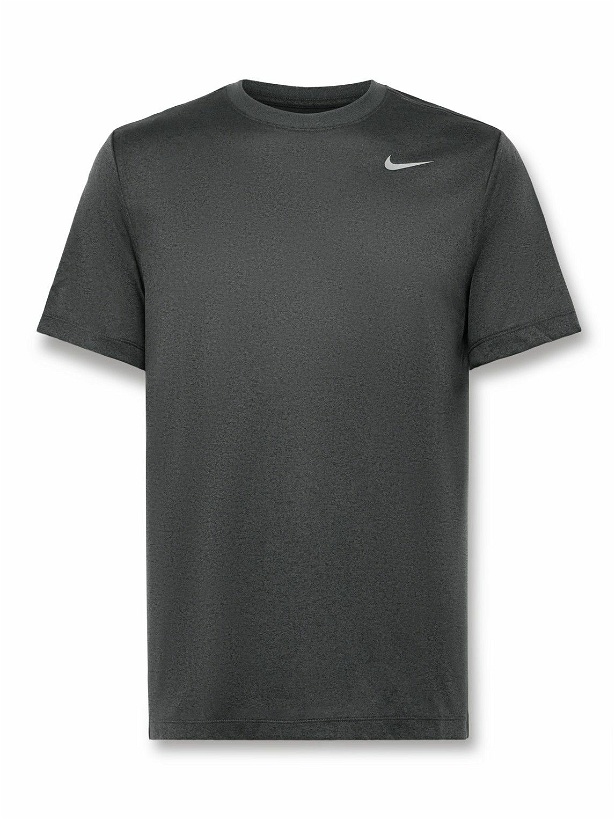Photo: Nike Training - Essentials Logo-Print Dri-FIT T-Shirt - Gray
