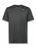 Nike Training - Essentials Logo-Print Dri-FIT T-Shirt - Gray