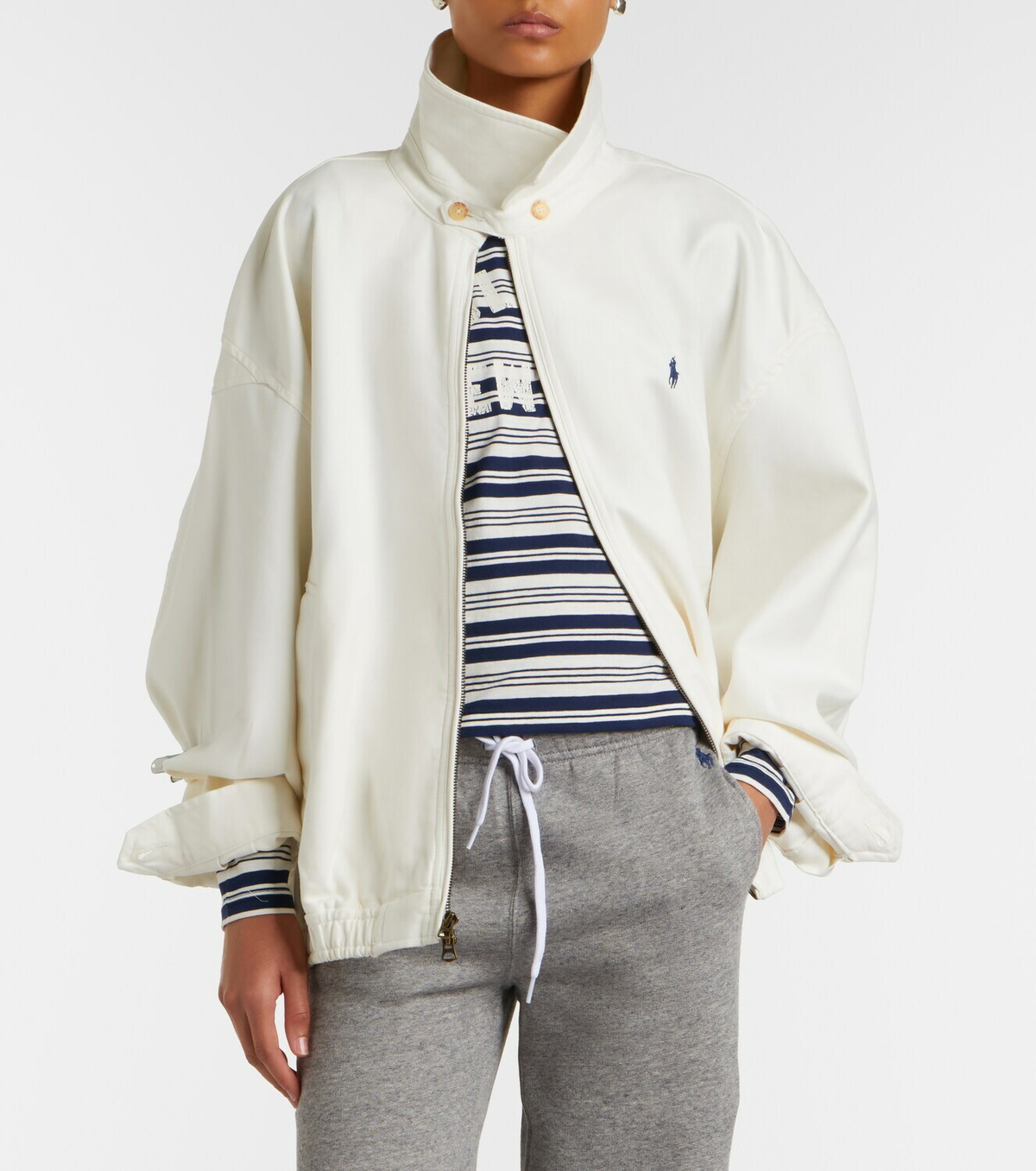 Polo Ralph Lauren Oversized cotton blouson jacket
