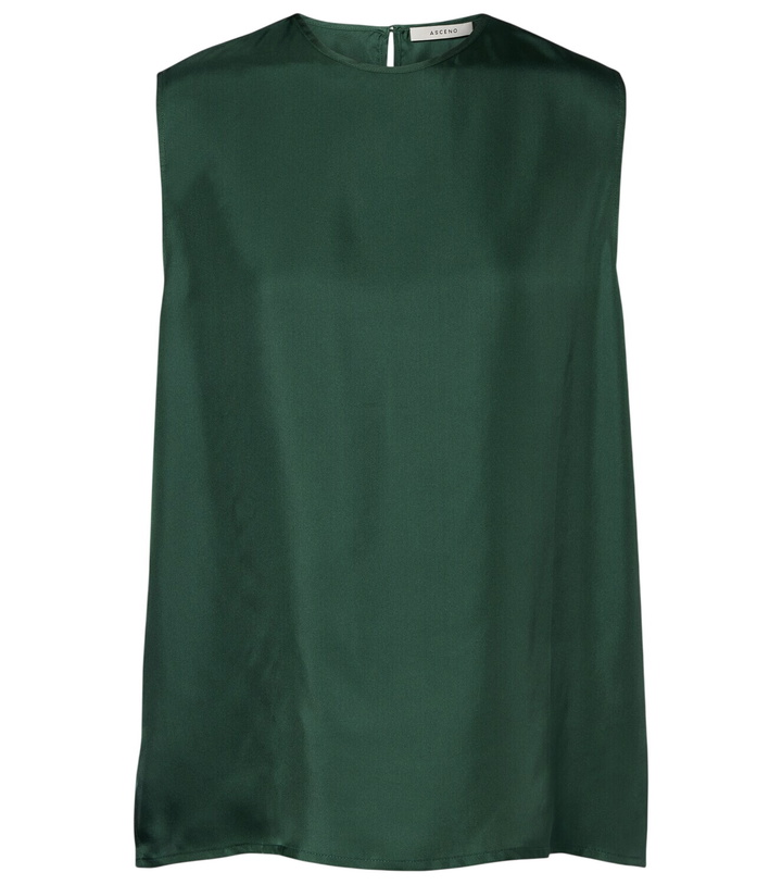 Photo: Asceno Trento silk twill tank top