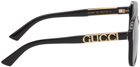 Gucci Black Aviator Sunglasses