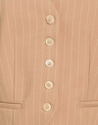 Semicouture Womens Tailored Vest Camel