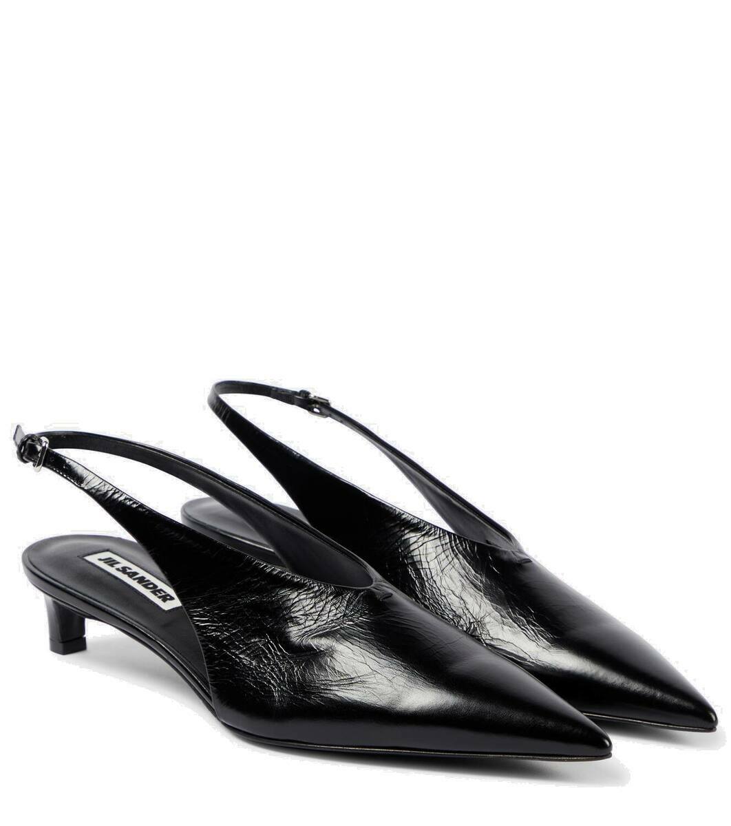 Jil Sander Leather slingback pumps Jil Sander