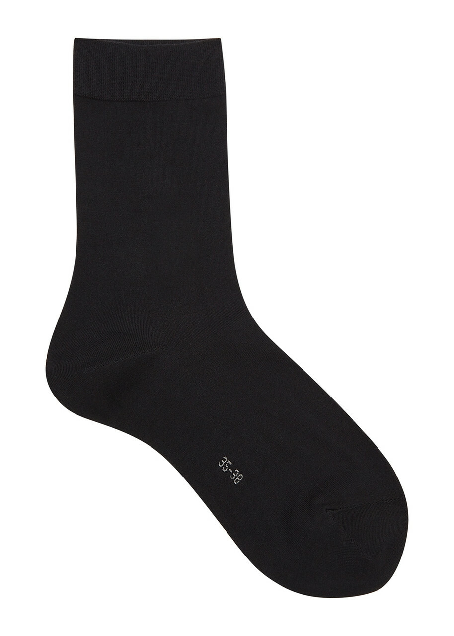 Falke Cotton Touch Cotton-blend Socks Black