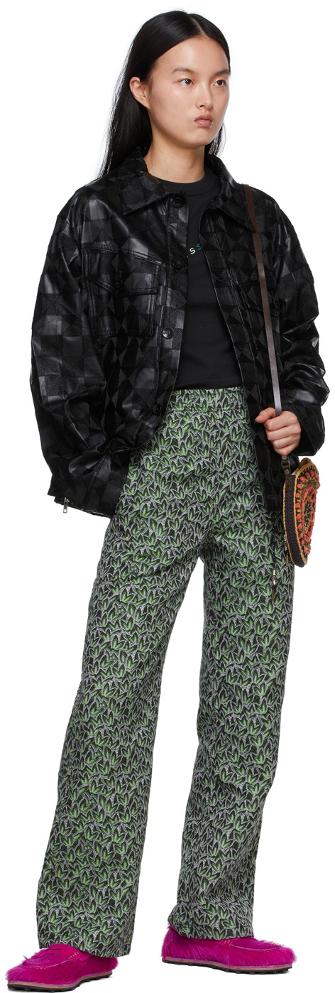 Andersson Bell Green Polyester Lounge Pants