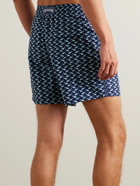 Vilebrequin - Moorea Straight-Leg Mid-Length Printed ECONYL® Swim Shorts - Blue
