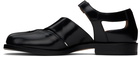 Maison Margiela Black Tabi Leather Sandals